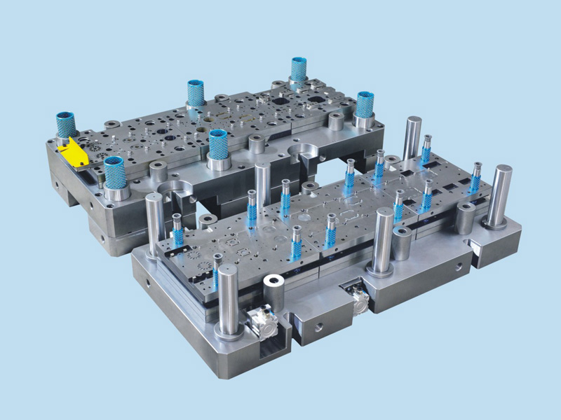 Double rows Mixi Progressive die